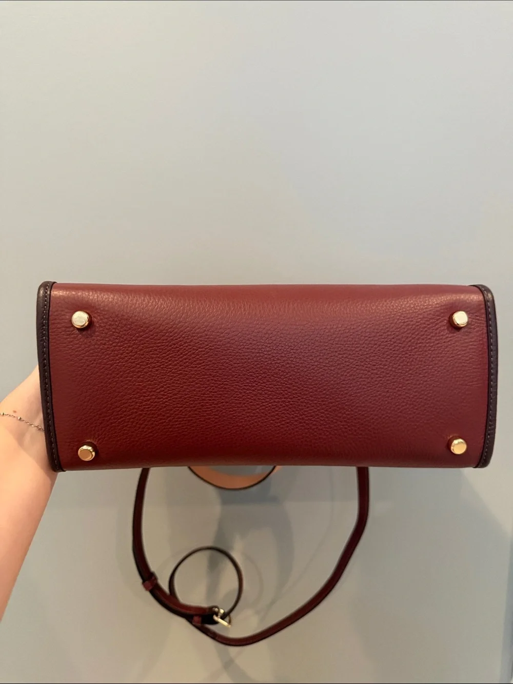 Coach pink burgundy
